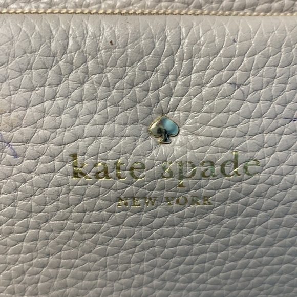 kate spade new york cobble hill little curtis leather shoulder bag in cream - Picture 7 of 11